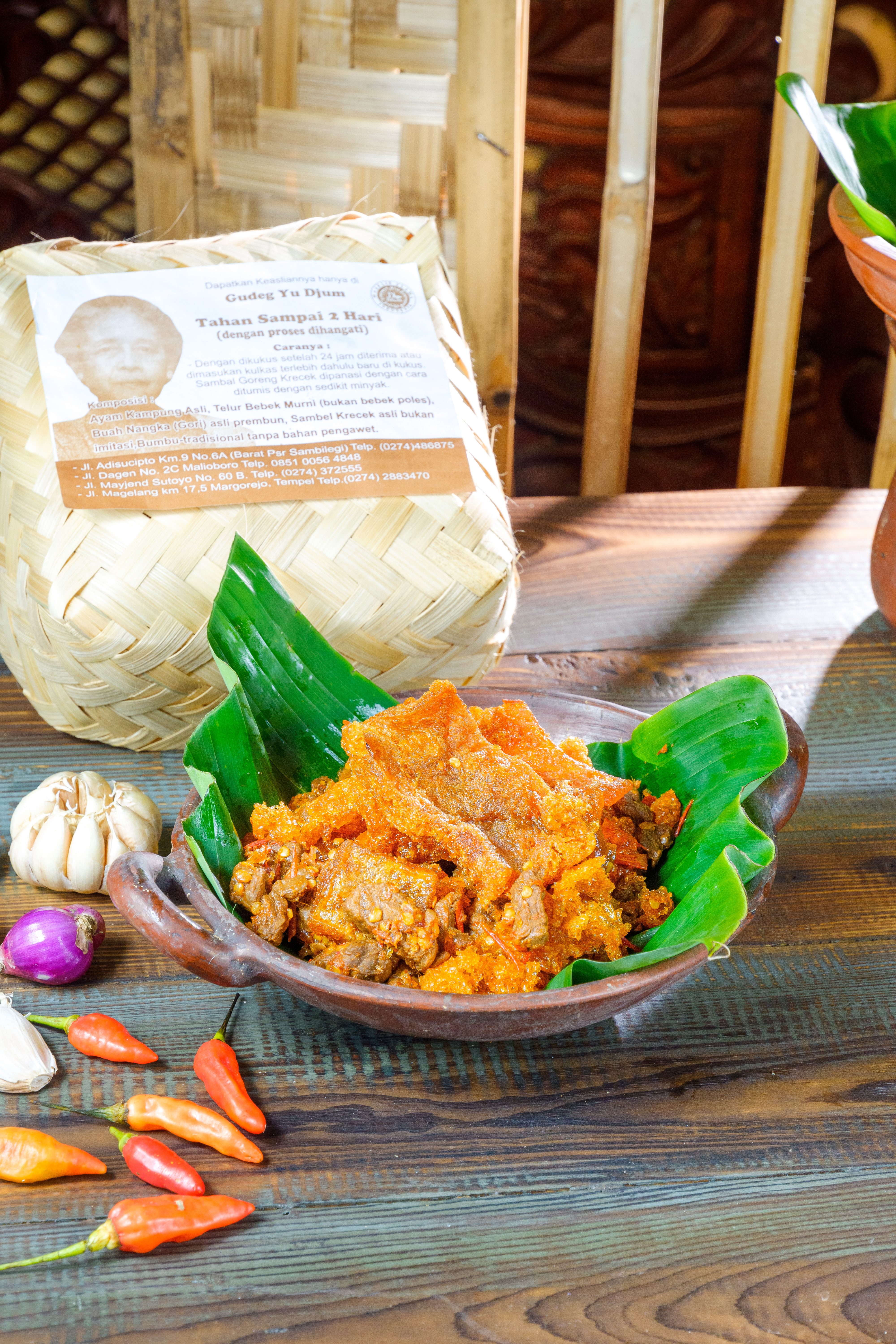 Kemasan Besek Gudeg Yu Djum